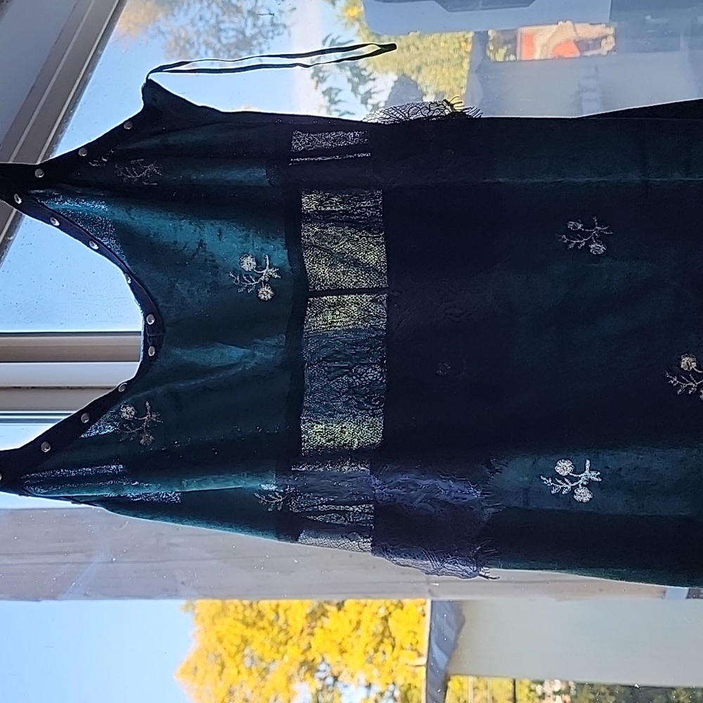 ZARA VELVET AUTUMN/WINTER DRESS - Picture 11 of 12